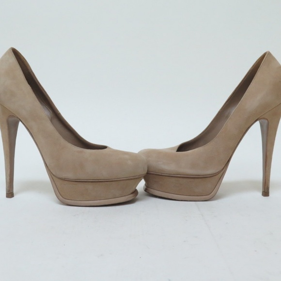 Yves Saint Laurent Pump Tribute Suede Platform - Picture 4 of 7